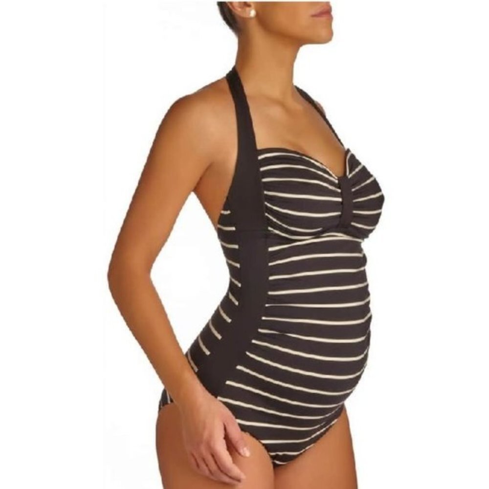 Pez D'Or Corfu Stripe One-Piece Maternity Swimsuit